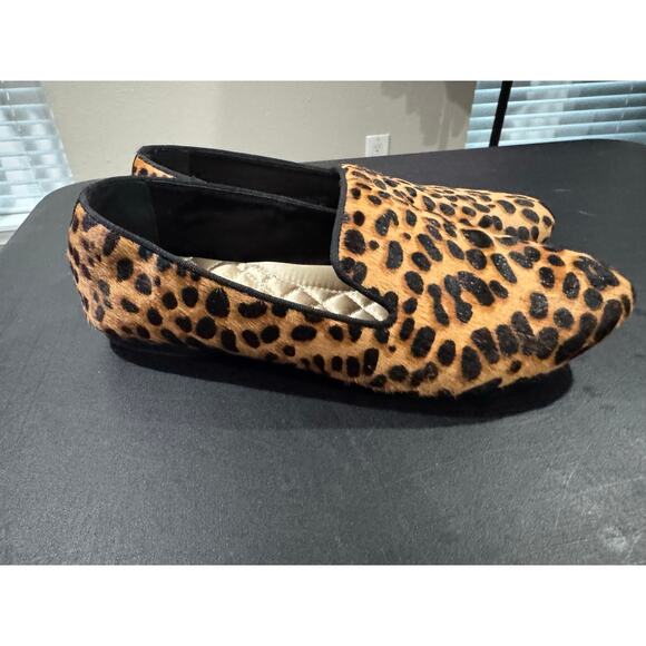 Birdies Calf Hair Leopard Print Classic Flats Size 6.5 - Picture 7 of 12